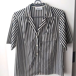 Vintage Notations striped shirt